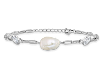 Sterling Silver Bracelets Style QCM1834 - Classique Jewelry Inc.