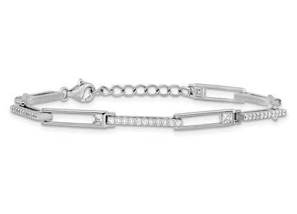 Sterling Silver Bracelets Style QCM1836 - Classique Jewelry Inc.