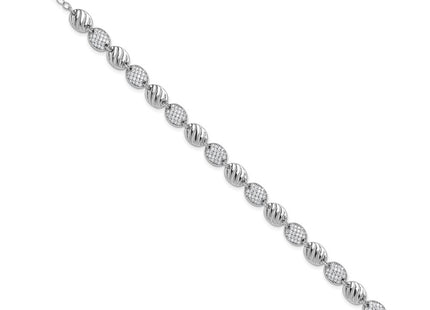 Sterling Silver Bracelets Style QCM1837 - Classique Jewelry Inc.
