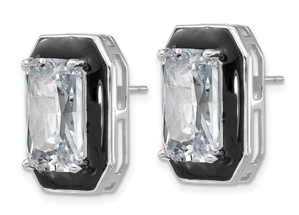 Sterling Silver Earrings Style QCM1838 - Classique Jewelry Inc.
