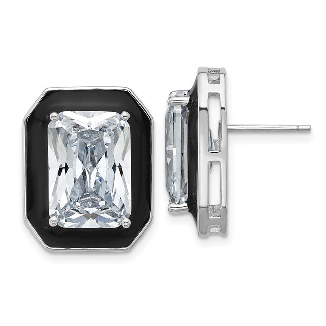 Sterling Silver Earrings Style QCM1838 - Classique Jewelry Inc.
