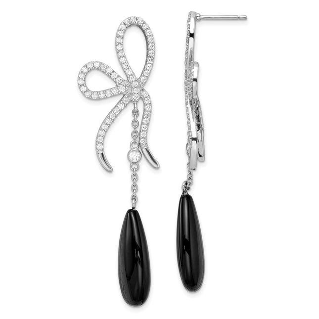 Sterling Silver Earrings Style QCM1842 - Classique Jewelry Inc.