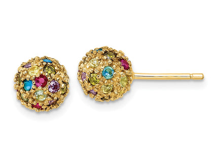 Sterling Silver Earrings Style QCM1854Y - Classique Jewelry Inc.