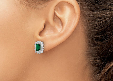 Sterling Silver Earrings Style QCM1855 - Classique Jewelry Inc.