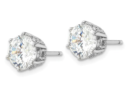 Sterling Silver Earrings Style QCM1856 - Classique Jewelry Inc.