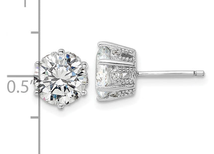 Sterling Silver Earrings Style QCM1856 - Classique Jewelry Inc.