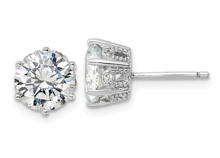 Sterling Silver Earrings Style QCM1856 - Classique Jewelry Inc.