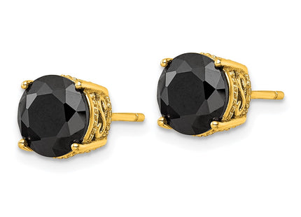 Sterling Silver Earrings Style QCM1857Y - Classique Jewelry Inc.