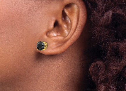 Sterling Silver Earrings Style QCM1857Y - Classique Jewelry Inc.