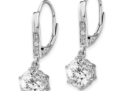 Sterling Silver Earrings Style QCM186 - Classique Jewelry Inc.