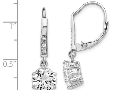 Sterling Silver Earrings Style QCM186 - Classique Jewelry Inc.