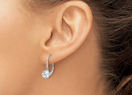 Sterling Silver Earrings Style QCM1860 - Classique Jewelry Inc.