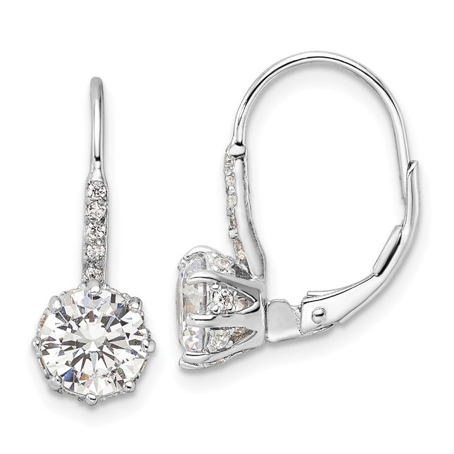 Sterling Silver Earrings Style QCM1860 - Classique Jewelry Inc.