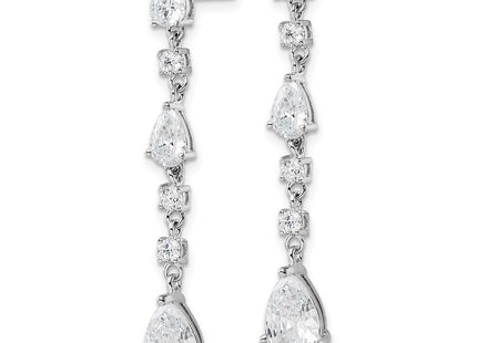 Sterling Silver Earrings Style QCM1862 - Classique Jewelry Inc.