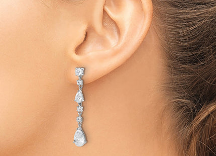 Sterling Silver Earrings Style QCM1862 - Classique Jewelry Inc.