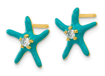 Sterling Silver Earrings Style QCM1863Y - Classique Jewelry Inc.