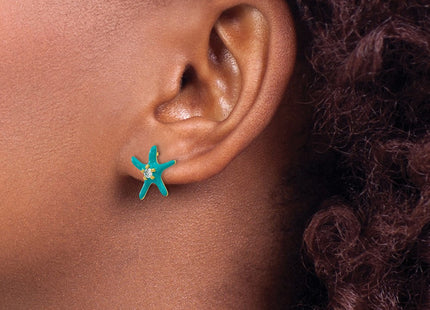 Sterling Silver Earrings Style QCM1863Y - Classique Jewelry Inc.