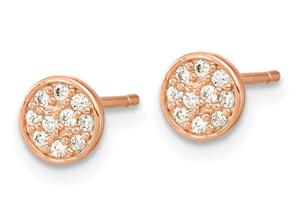 Sterling Silver Earrings Style QCM1864P - Classique Jewelry Inc.