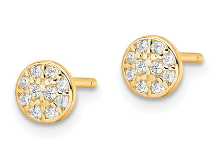 Sterling Silver Earrings Style QCM1864Y - Classique Jewelry Inc.