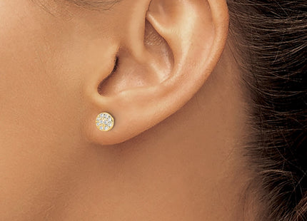 Sterling Silver Earrings Style QCM1864Y - Classique Jewelry Inc.