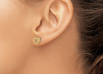 Sterling Silver Earrings Style QCM1866Y - Classique Jewelry Inc.