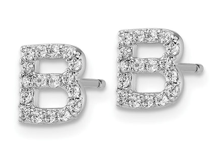 Sterling Silver Earrings Style QCM1867B - Classique Jewelry Inc.