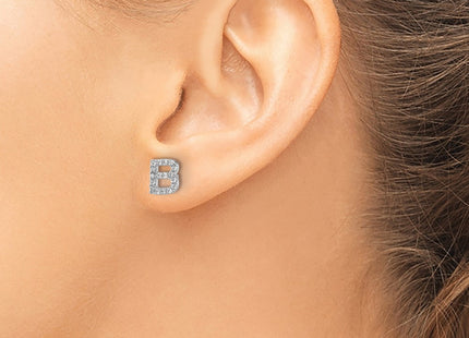 Sterling Silver Earrings Style QCM1867B - Classique Jewelry Inc.