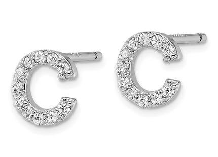 Sterling Silver Earrings Style QCM1867C - Classique Jewelry Inc.
