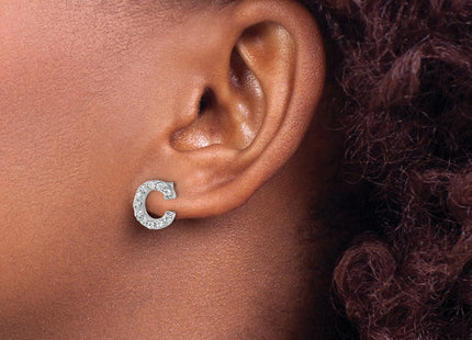 Sterling Silver Earrings Style QCM1867C - Classique Jewelry Inc.