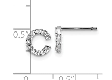 Sterling Silver Earrings Style QCM1867C - Classique Jewelry Inc.