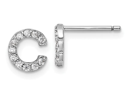 Sterling Silver Earrings Style QCM1867C - Classique Jewelry Inc.