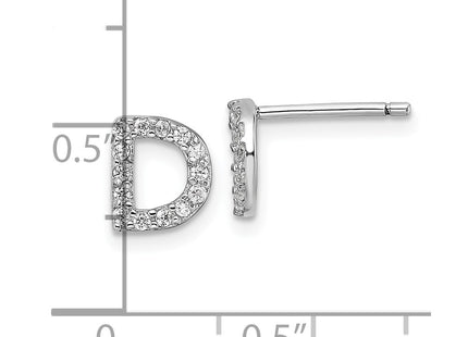 Sterling Silver Earrings Style QCM1867D - Classique Jewelry Inc.