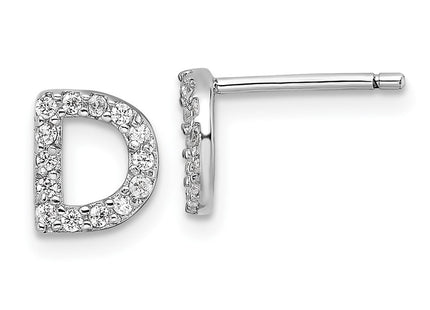 Sterling Silver Earrings Style QCM1867D - Classique Jewelry Inc.