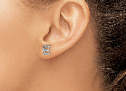 Sterling Silver Earrings Style QCM1867E - Classique Jewelry Inc.