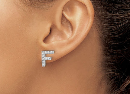 Sterling Silver Earrings Style QCM1867F - Classique Jewelry Inc.