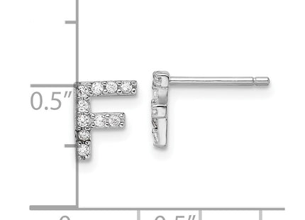 Sterling Silver Earrings Style QCM1867F - Classique Jewelry Inc.