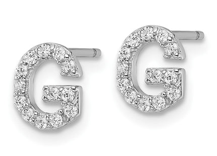 Sterling Silver Earrings Style QCM1867G - Classique Jewelry Inc.