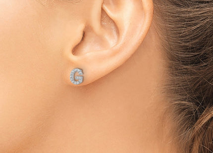 Sterling Silver Earrings Style QCM1867G - Classique Jewelry Inc.