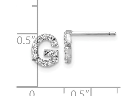 Sterling Silver Earrings Style QCM1867G - Classique Jewelry Inc.