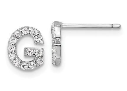 Sterling Silver Earrings Style QCM1867G - Classique Jewelry Inc.