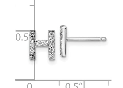 Sterling Silver Earrings Style QCM1867H - Classique Jewelry Inc.