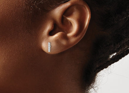 Sterling Silver Earrings Style QCM1867I - Classique Jewelry Inc.