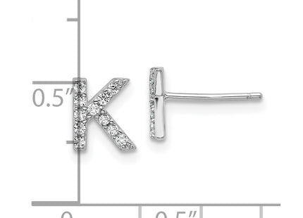 Sterling Silver Earrings Style QCM1867K - Classique Jewelry Inc.