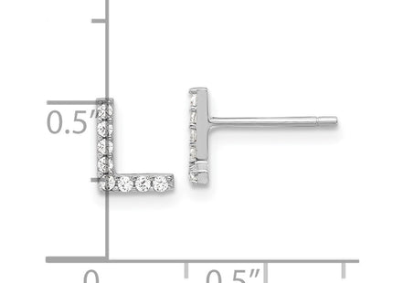 Sterling Silver Earrings Style QCM1867L - Classique Jewelry Inc.