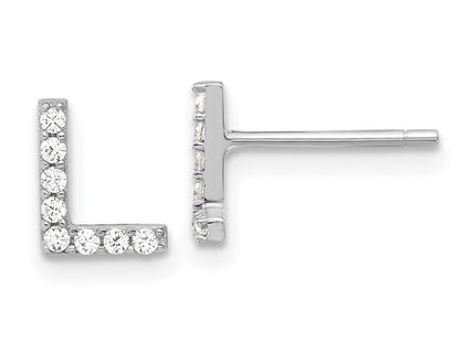 Sterling Silver Earrings Style QCM1867L - Classique Jewelry Inc.