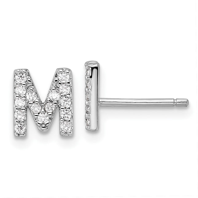 Sterling Silver Earrings Style QCM1867M - Classique Jewelry Inc.