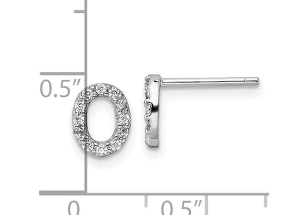 Sterling Silver Earrings Style QCM1867O - Classique Jewelry Inc.