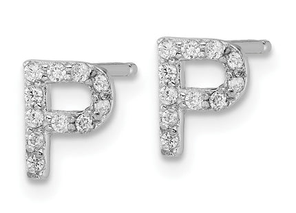 Sterling Silver Earrings Style QCM1867P - Classique Jewelry Inc.