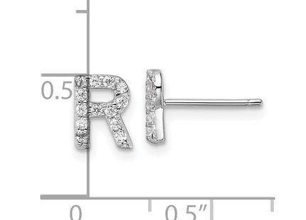 Sterling Silver Earrings Style QCM1867R - Classique Jewelry Inc.