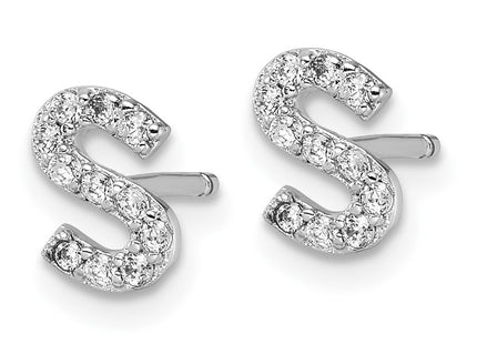 Sterling Silver Earrings Style QCM1867S - Classique Jewelry Inc.